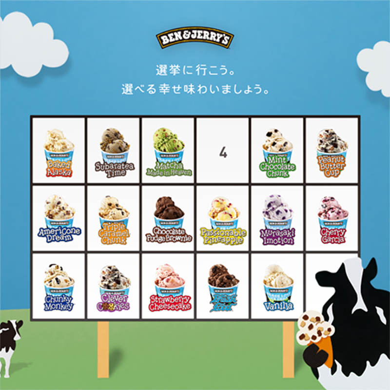 BEN & JERRY’S　アイスクリーム